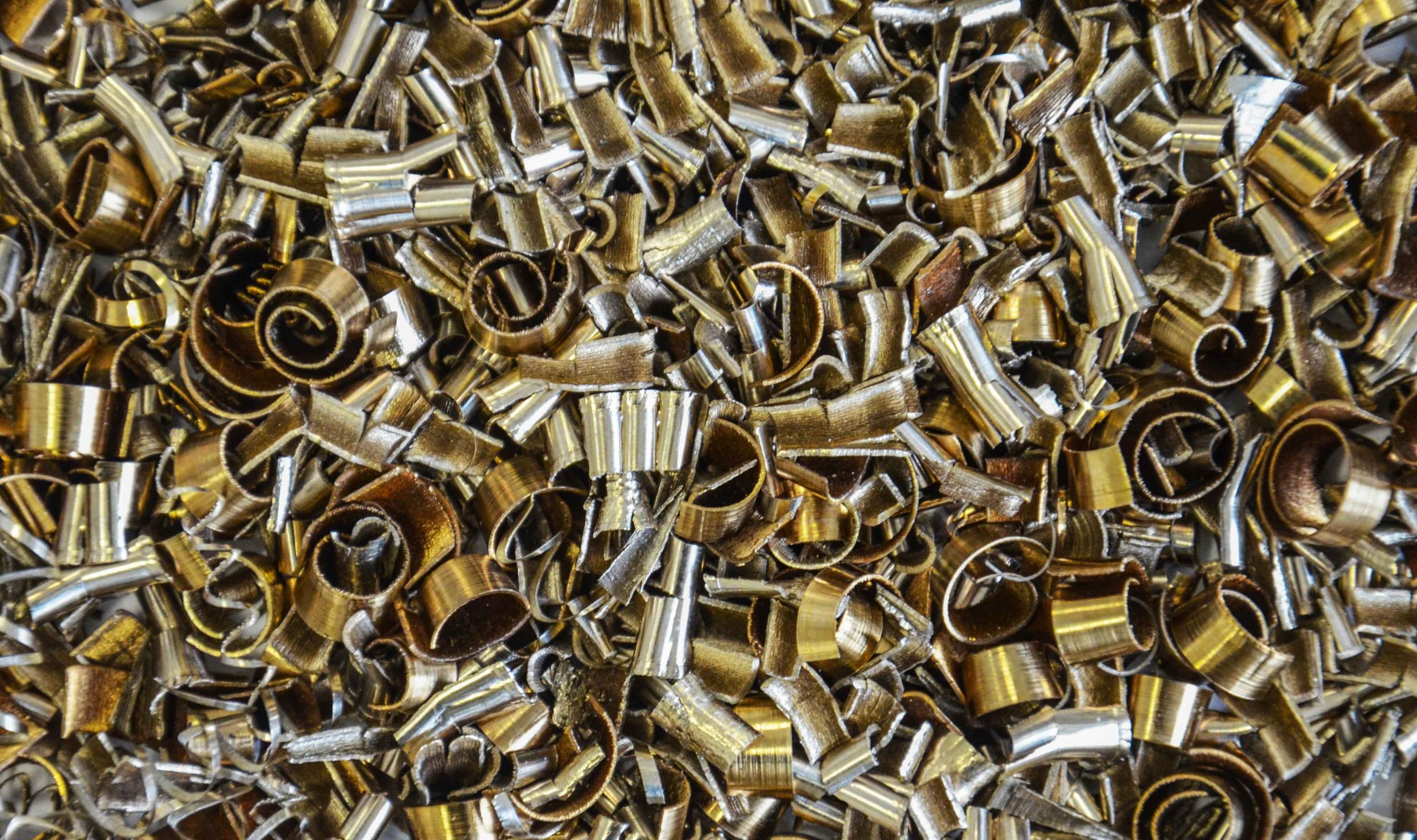 Bronze milling waste before recycling
