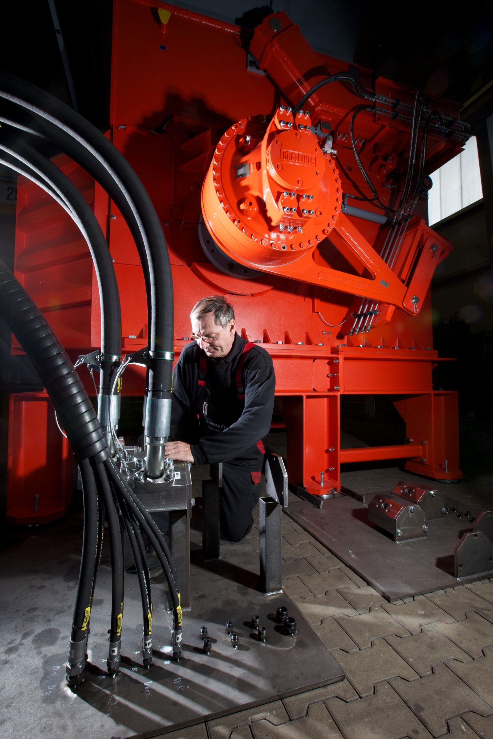 Hydraulikantrieb von Hägglunds und WEIMA Shredder werden in Betrieb genommen