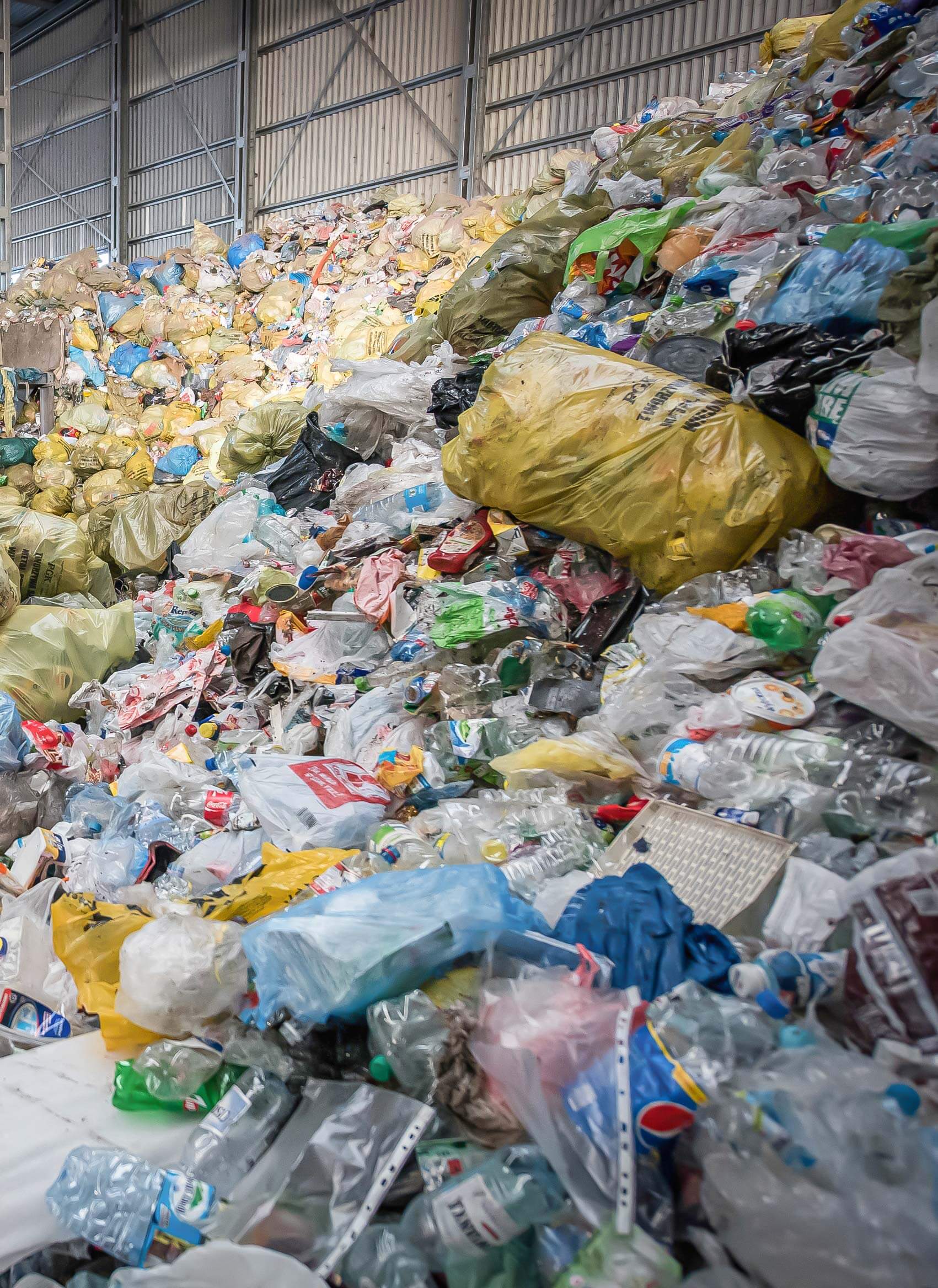Municipal waste for the production of secondary fuel RDF