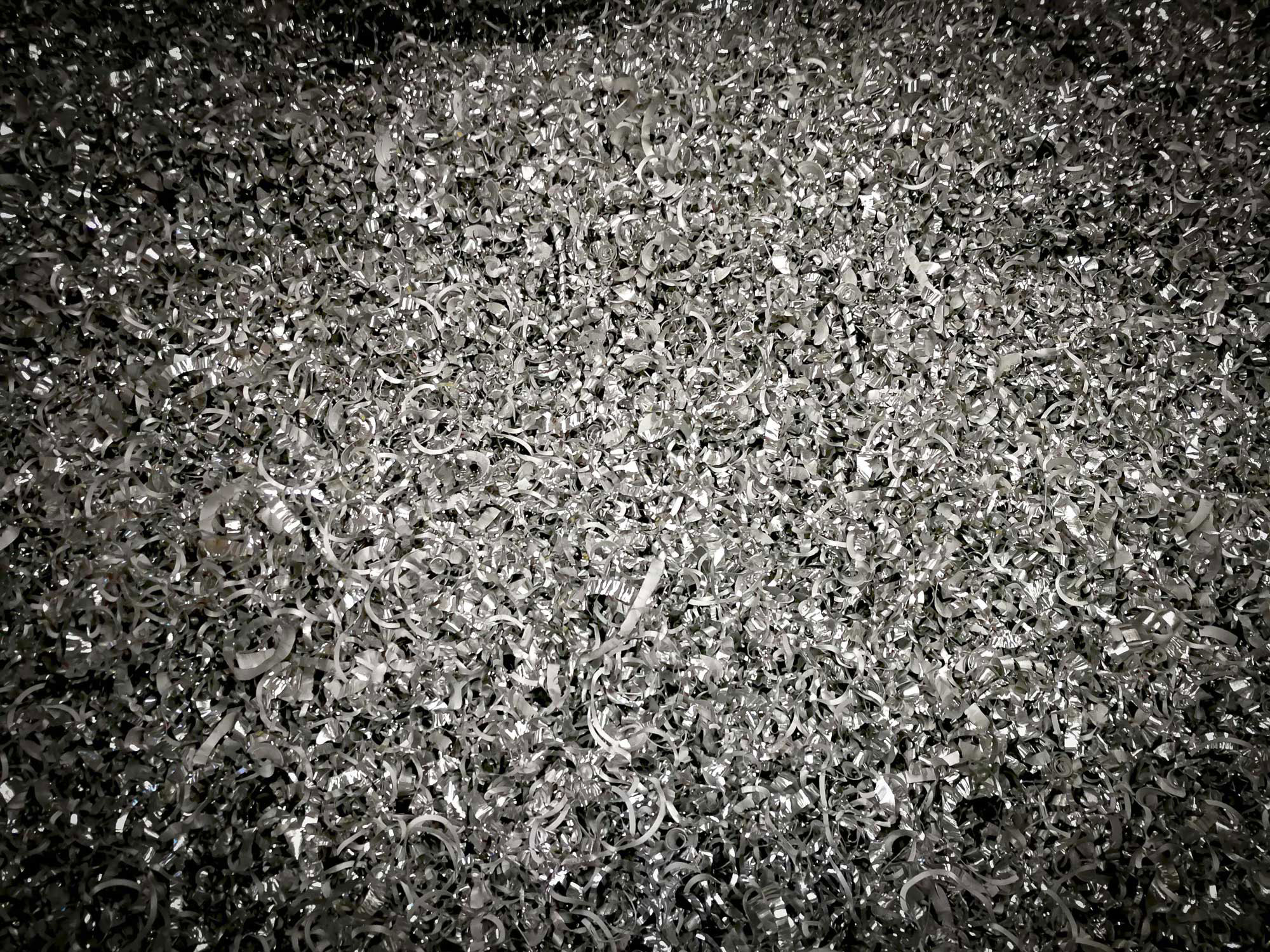 Magnesium chips before briquetting