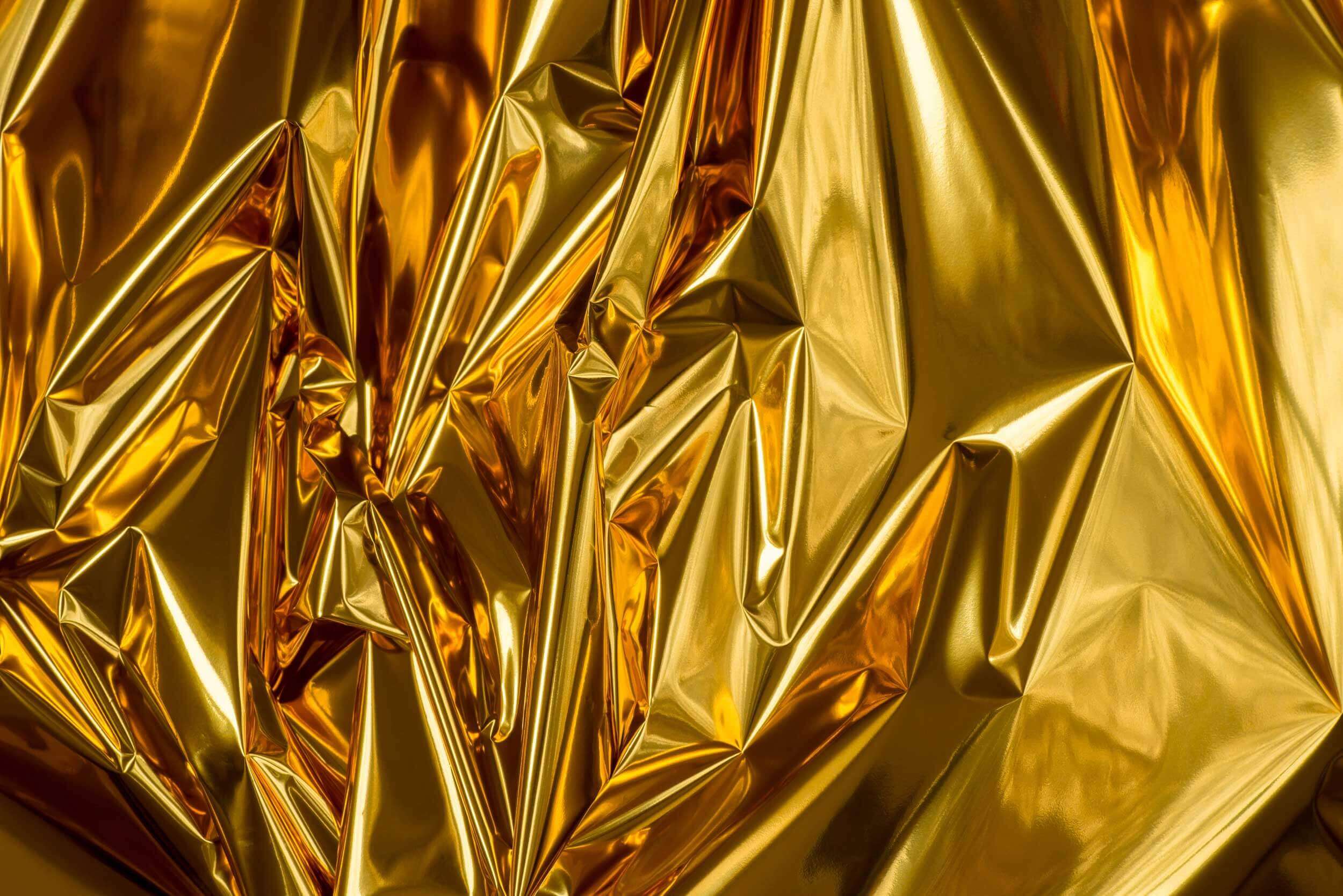 Metal film before recycling