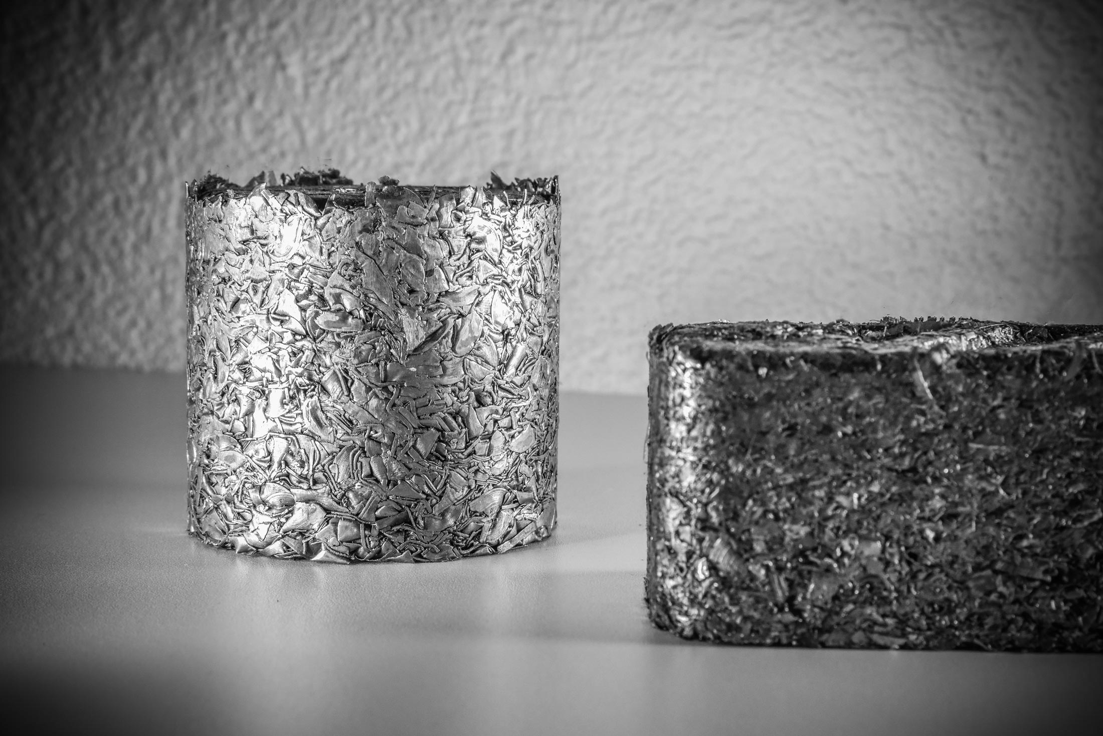 Briquettes from steel