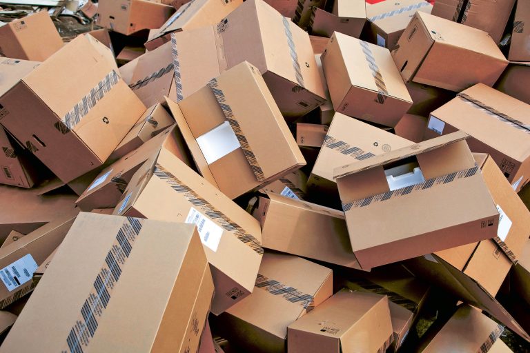 Shipping cartons must also be shredded in order to be recycled.