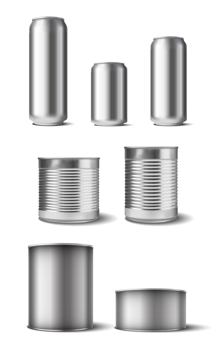 Overview of types of cans that can be drained with PUEHLER machines