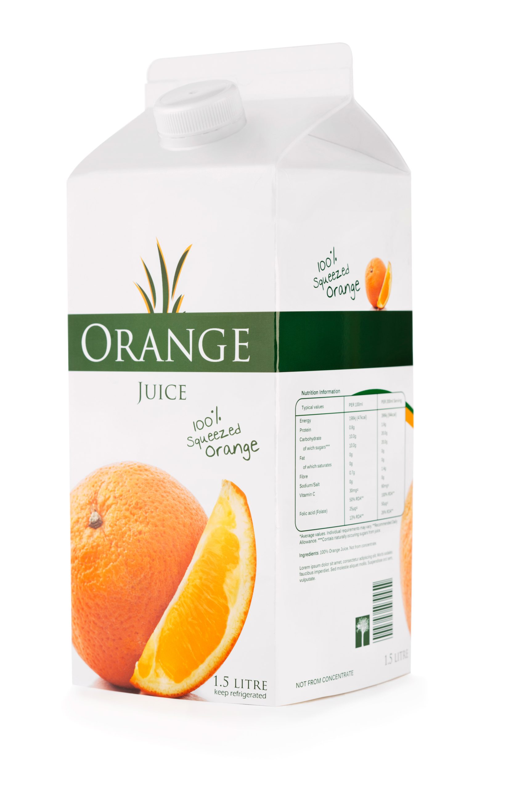 Juice packaging