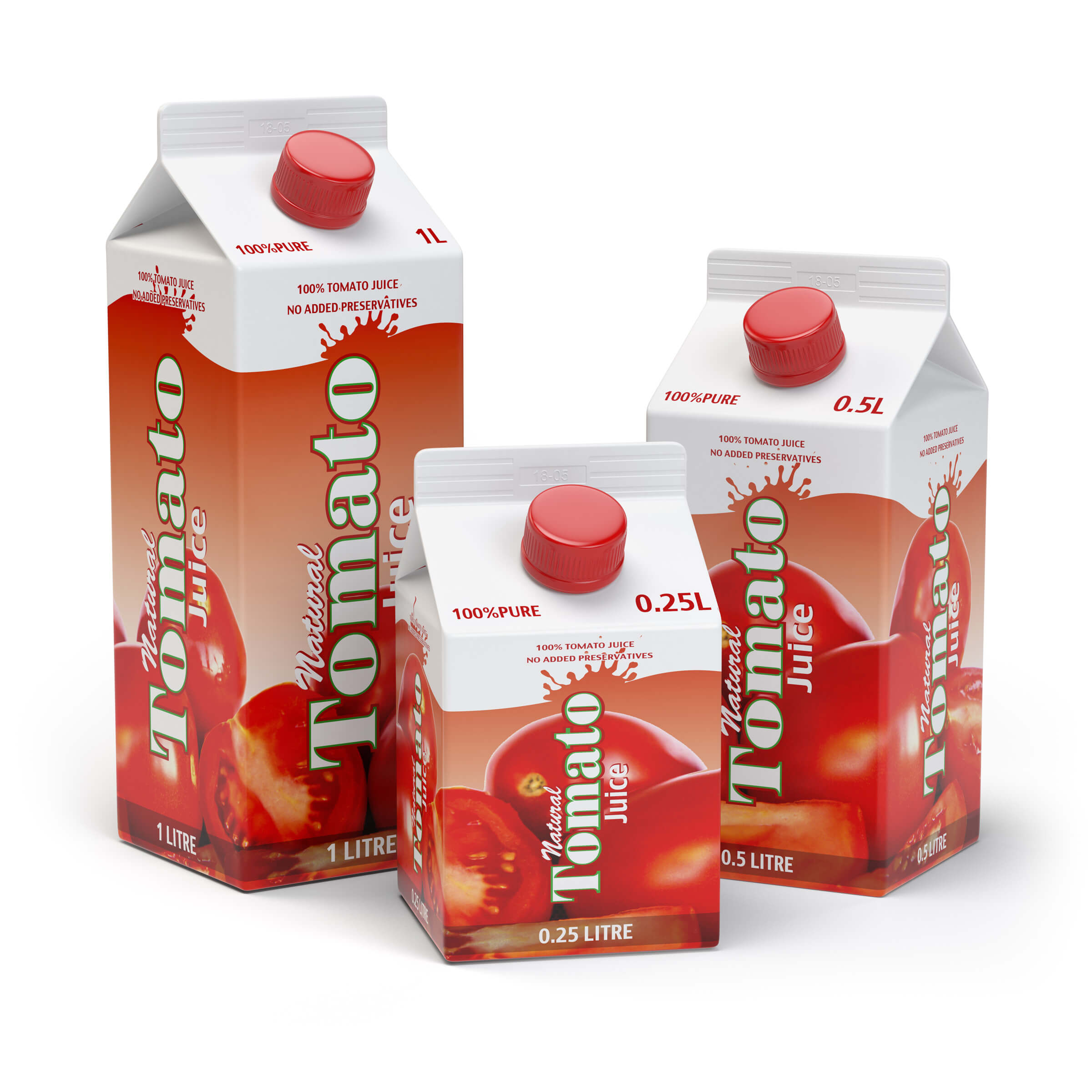Packaging of juice