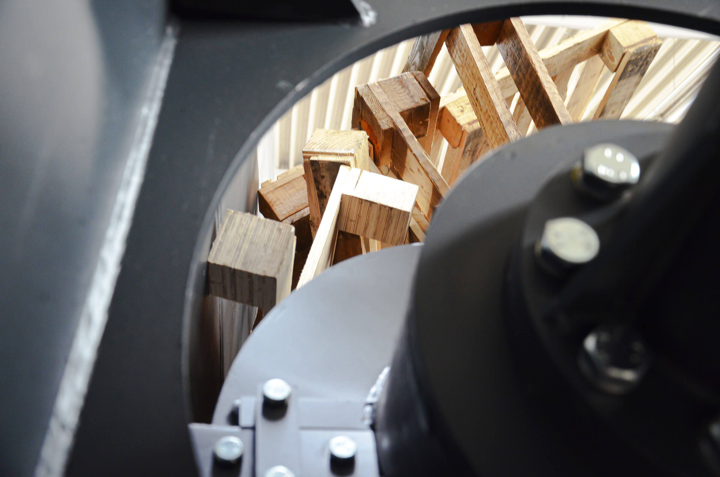 WEIMA Woodwolf -internal view of the device