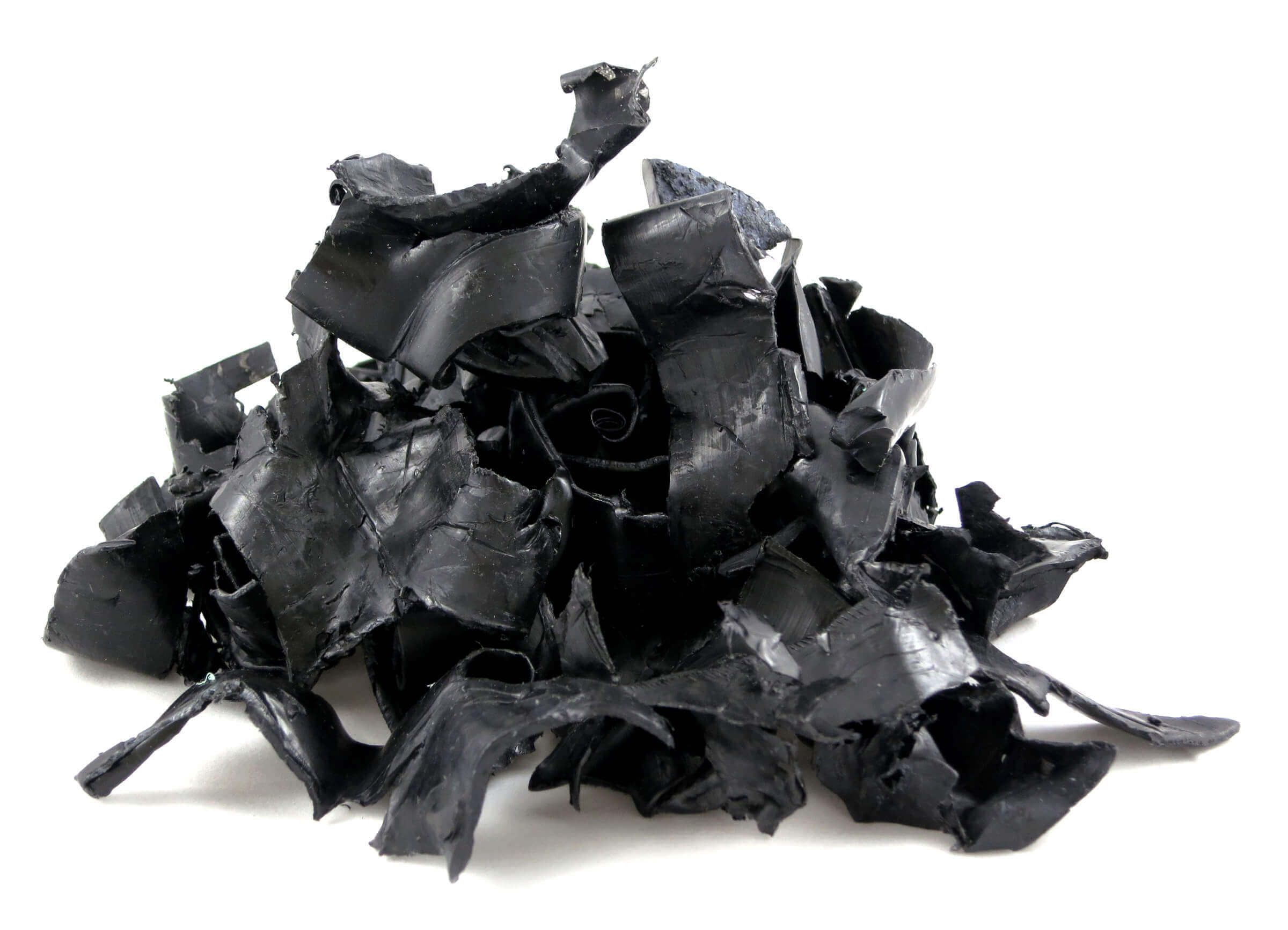 Shredded plastic