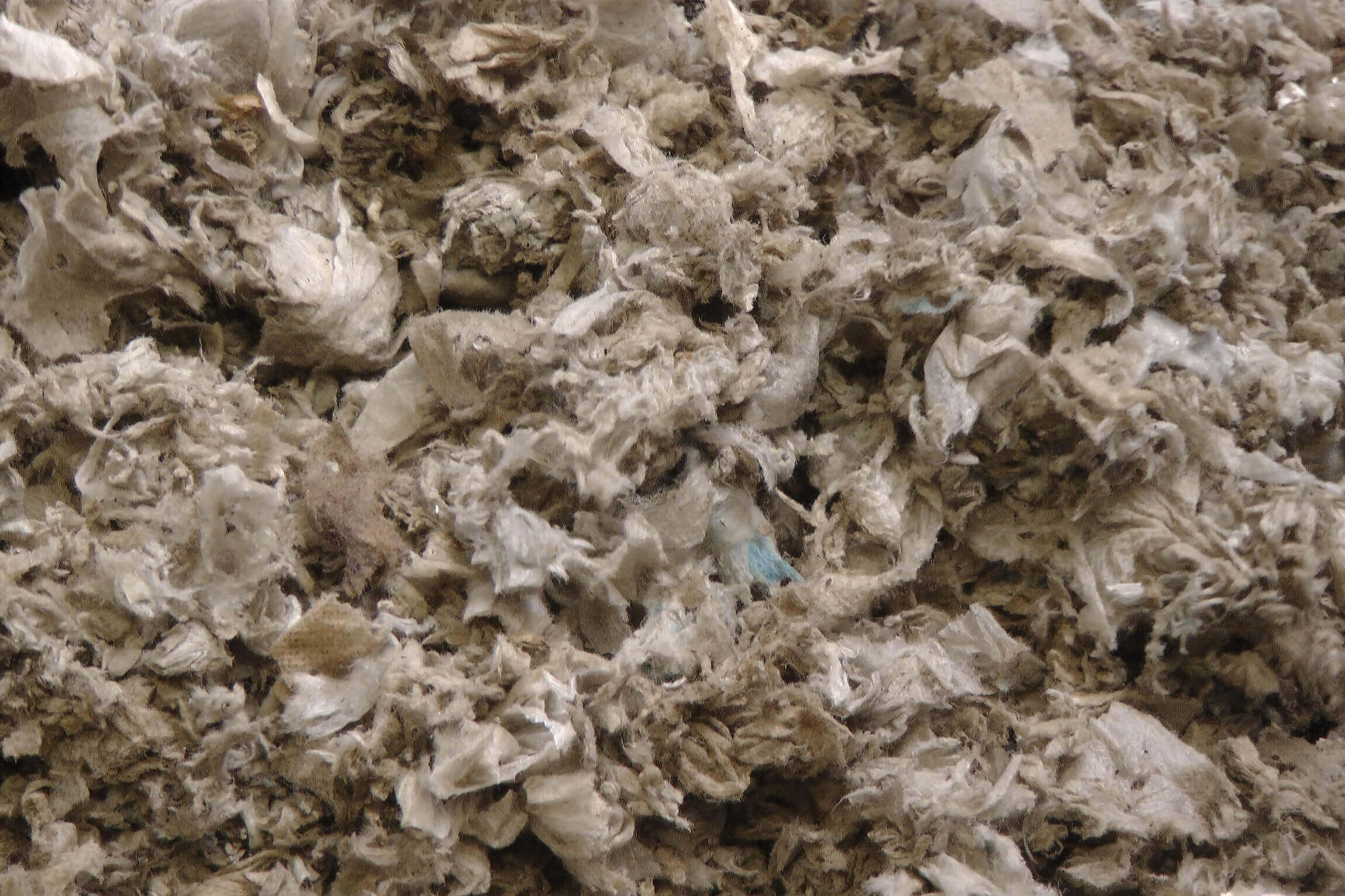 Nonwoven from agricultural use