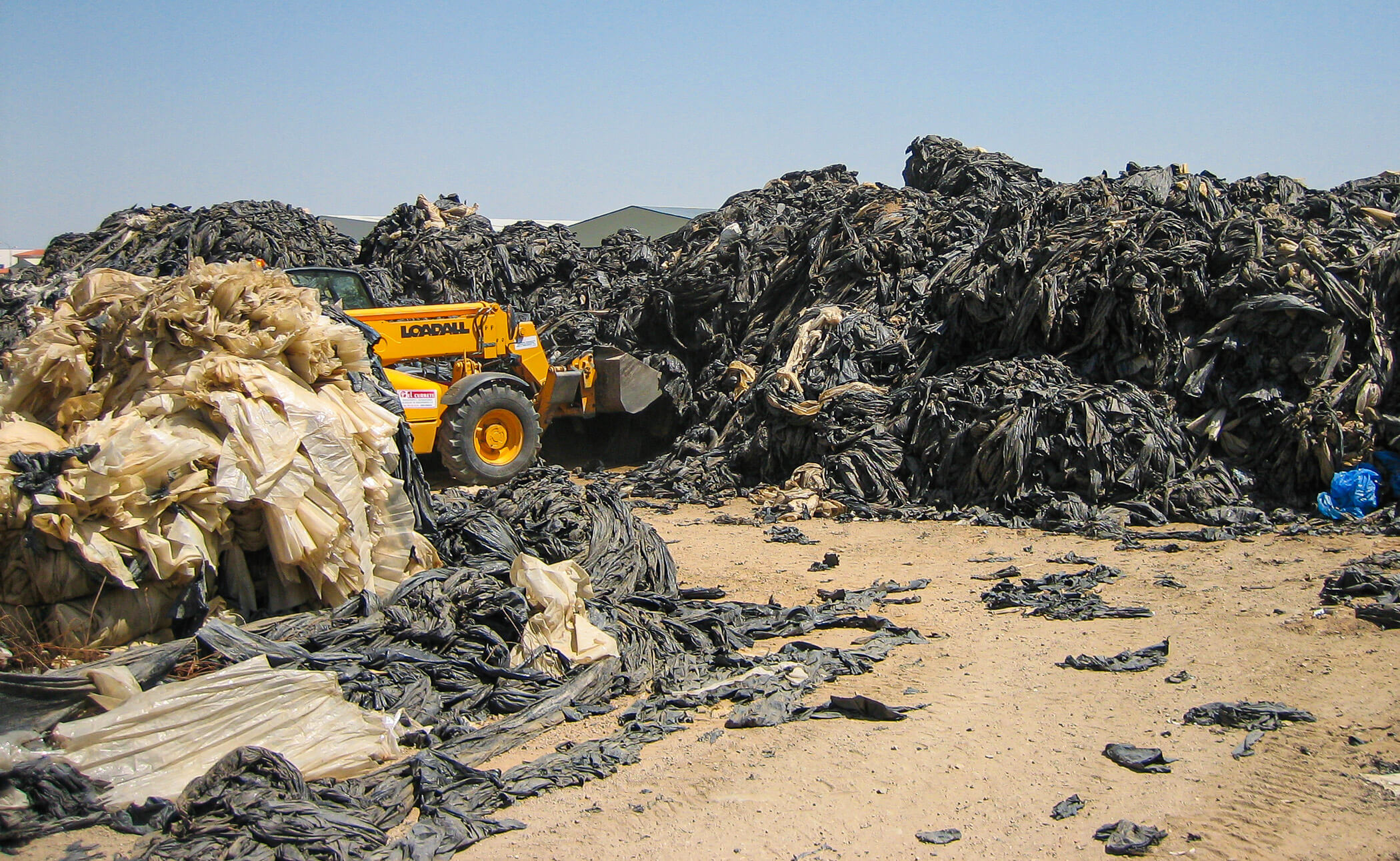 Agriculture film is collected for recycling