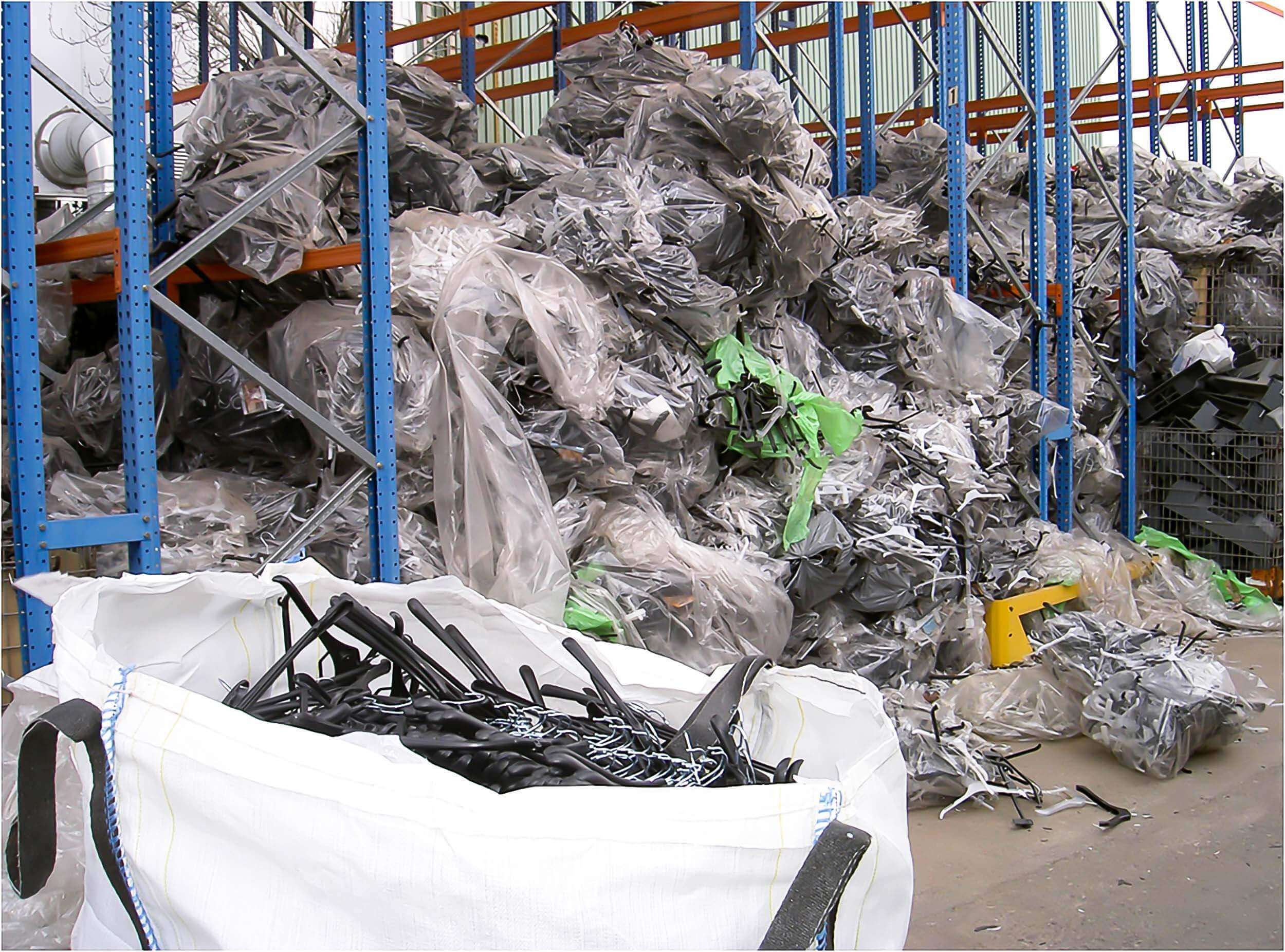 clothes hanger plastic waste