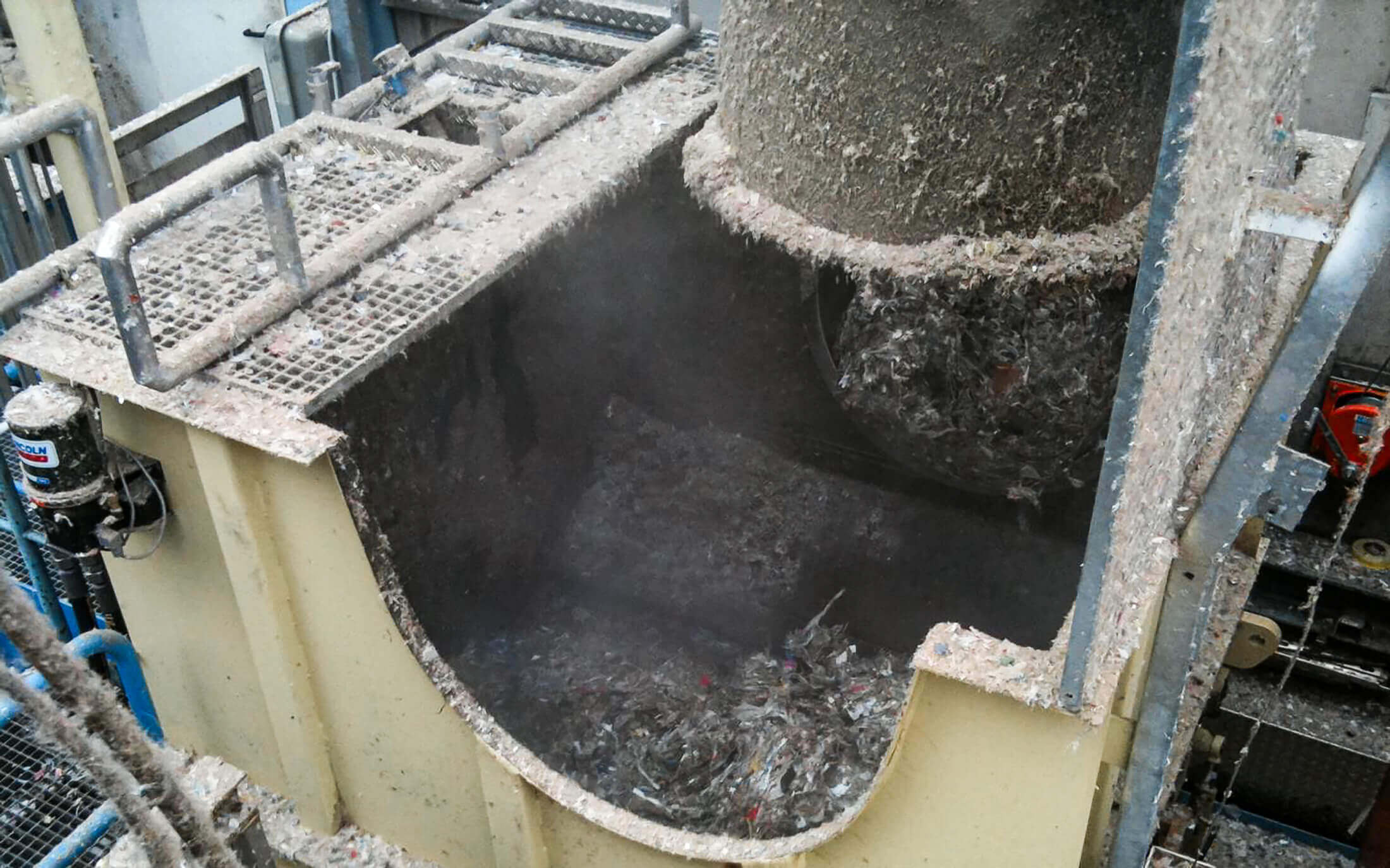 Pulpers are used during the production of new paper