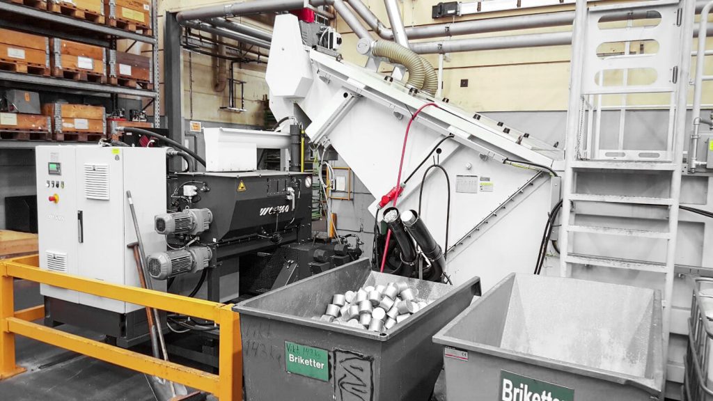 TH 800 M Aluminiumpresse in Schweden
