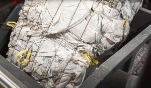 baled big bag shredding with a WEIMA shredder