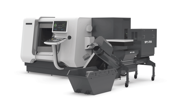 WEIMA press attached to CNC machine