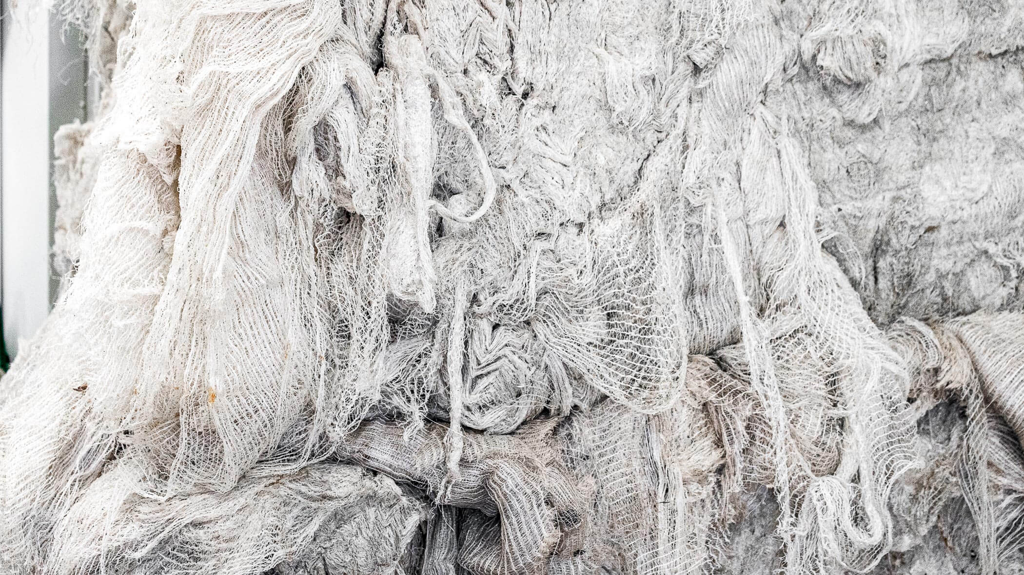 baled fishing nets ghost nets