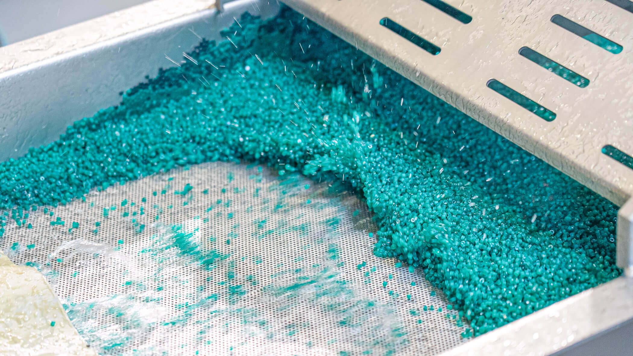 pelletized plastic waste with erema extruder