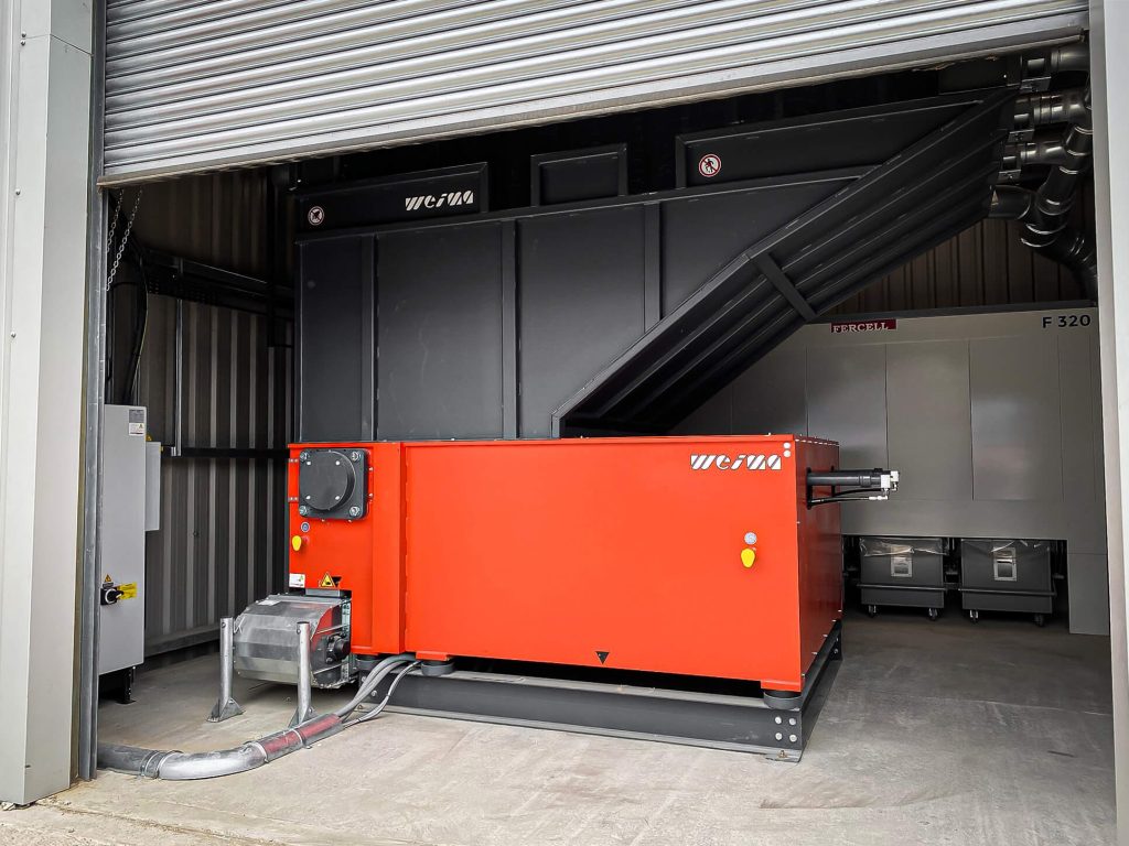 WEIMA Wood Shredder at British Recycling company