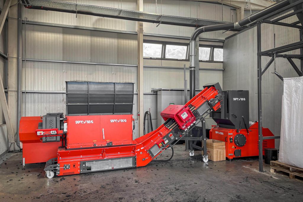 WEIMA WLK 1500 Shredder at Palaplast