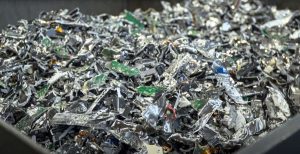 Shredded consumer electronics (e-scrap)