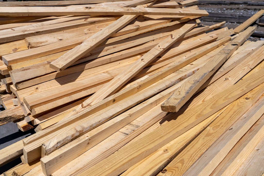 Bespoke cut woods in a light tone.