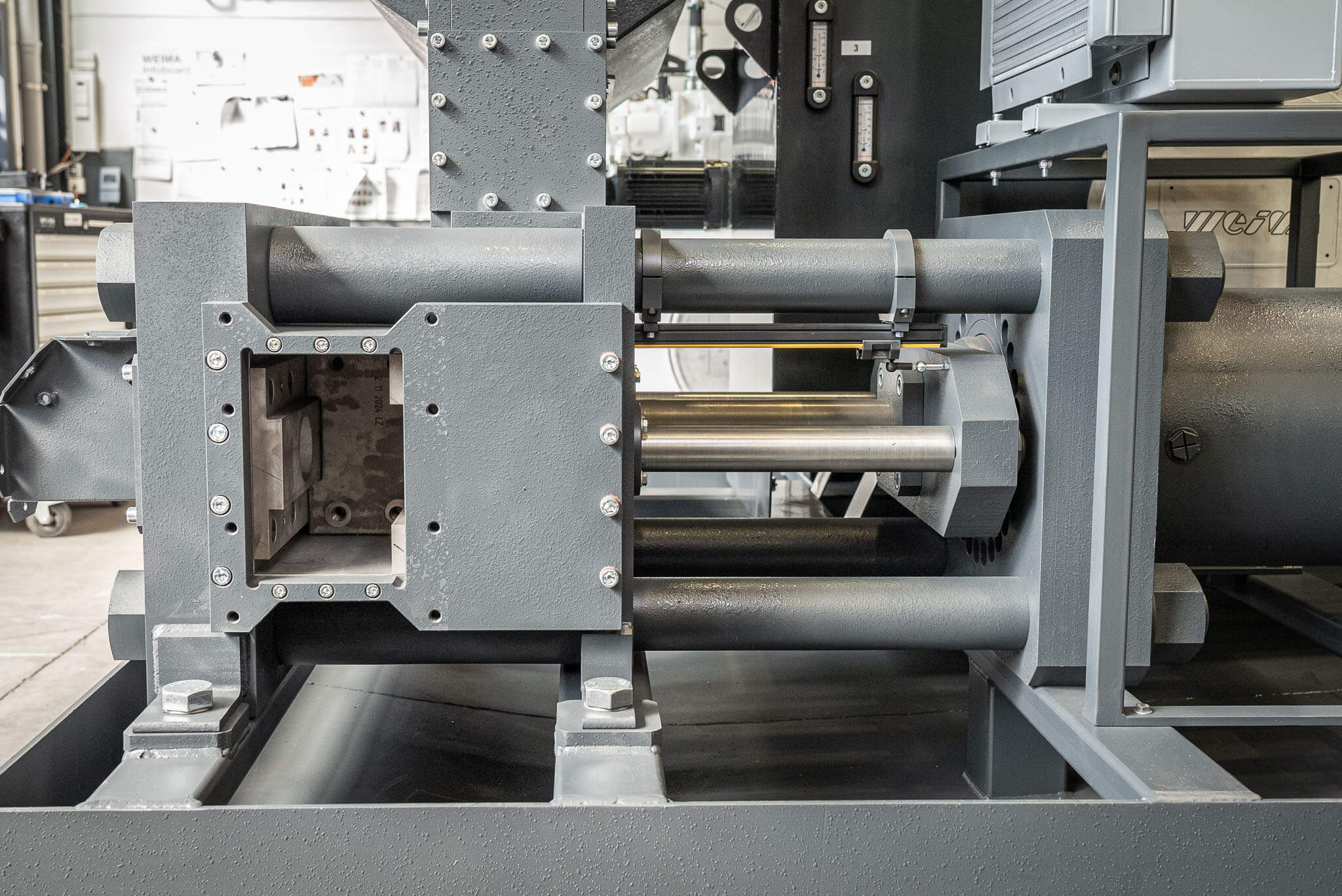 Pressing plant of a gray briquetting press