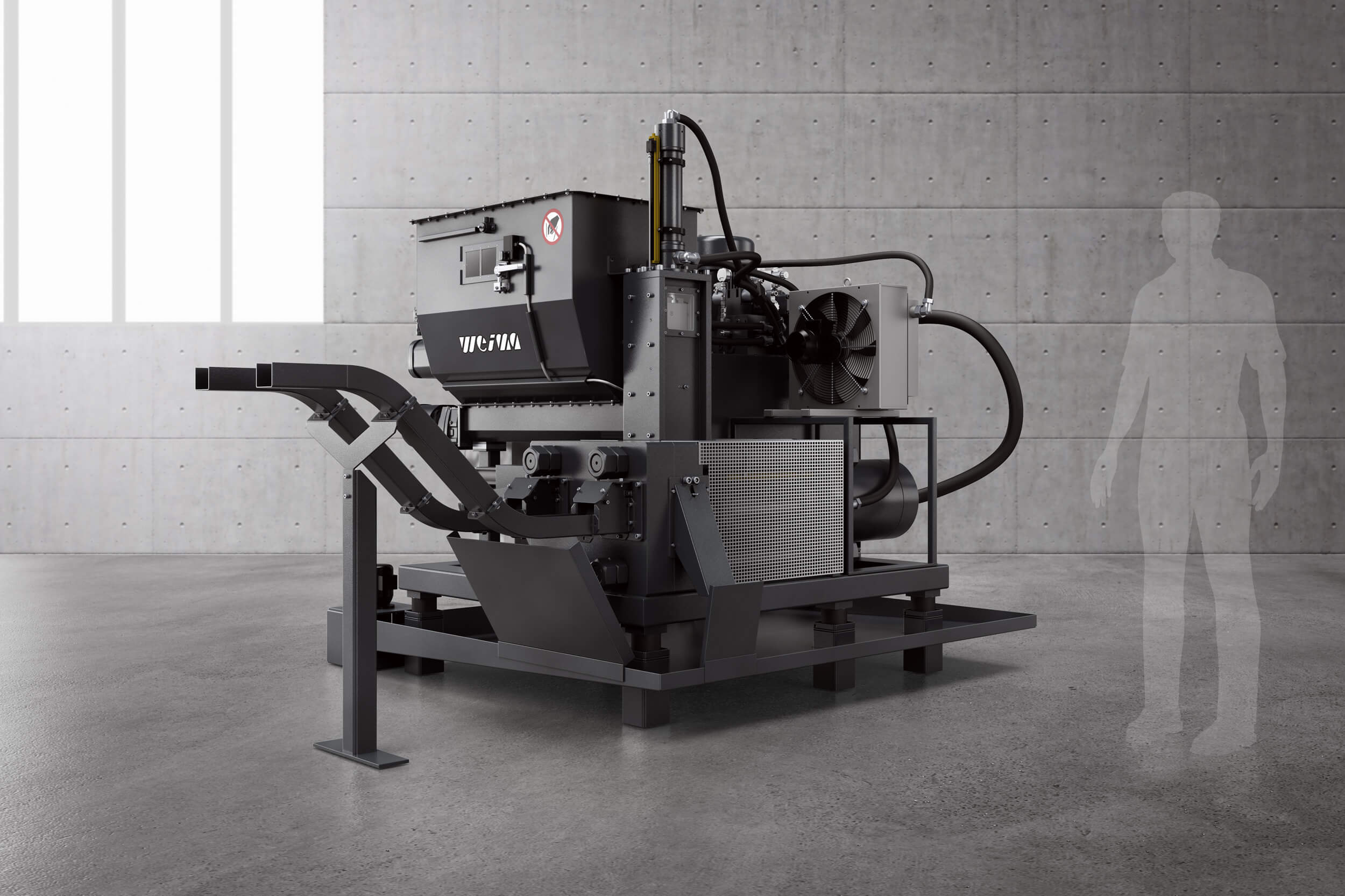 WEIMA TH Industrie Brikettierpresse für Metallanwendungen